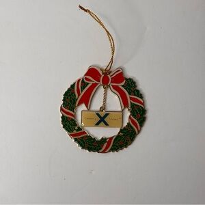 Vintage Celebrity Cruise Ship Christmas Ornament – Metal Wreath Ornament